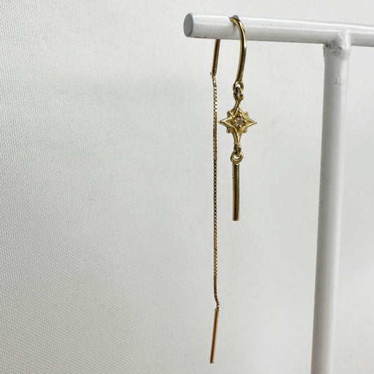 עגיל פרו – עגיל תלוי מזהב 14 קראט