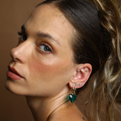 עגיל פוקט – עגיל תלוי מזהב 14 קראט