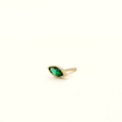 עגיל מנילה – עגיל צמוד מזהב 14 קראט